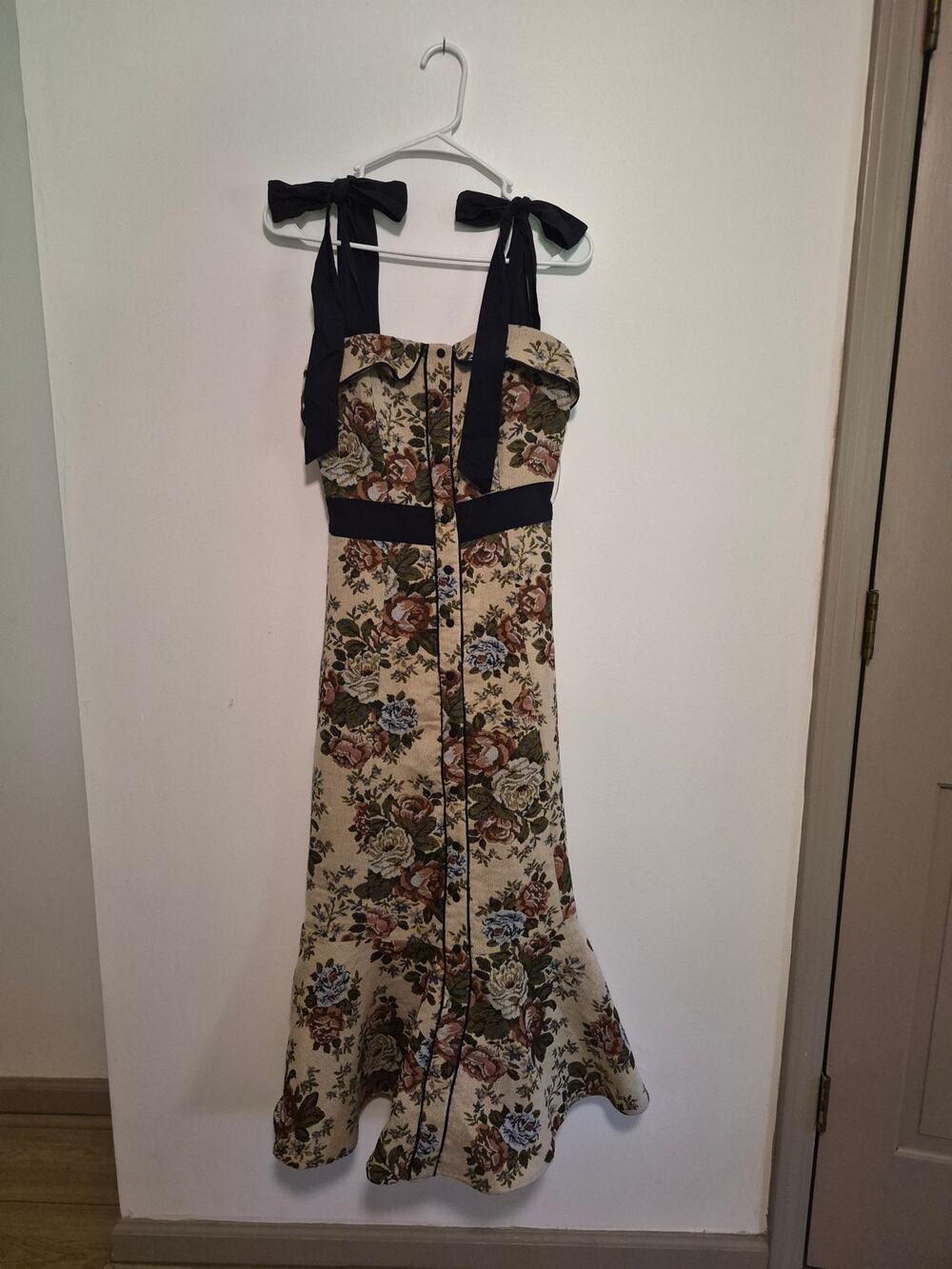 Mable Floral Jacquard Dress